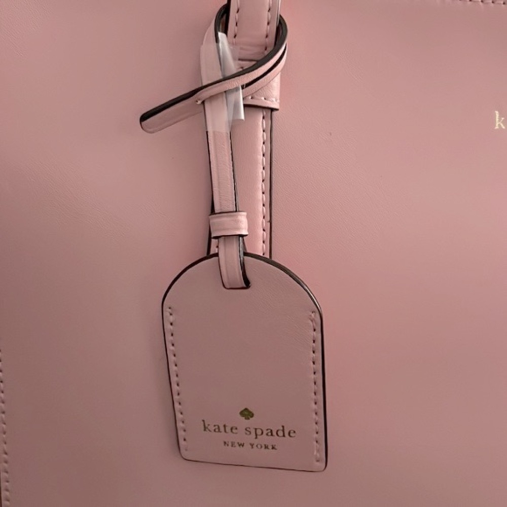 NWT - Kate Spade - Schuyler Smooth Leather, Medium - Chalk Pink - Picture 8 of 11